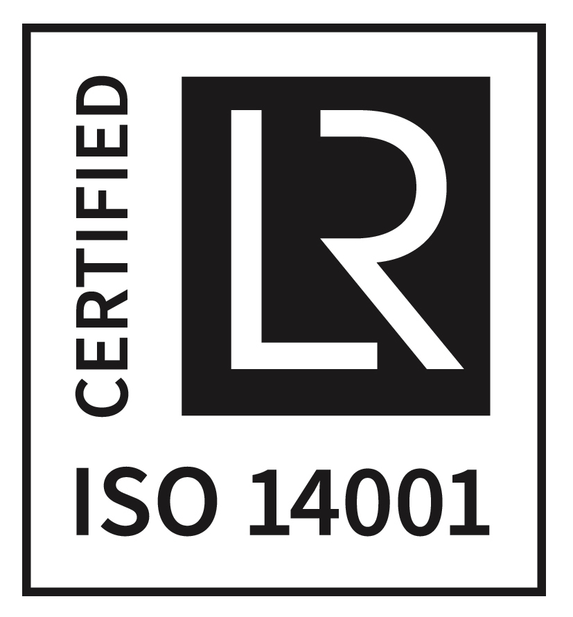Sello de calidad ISO 14001 Lloyd's Register LRQA